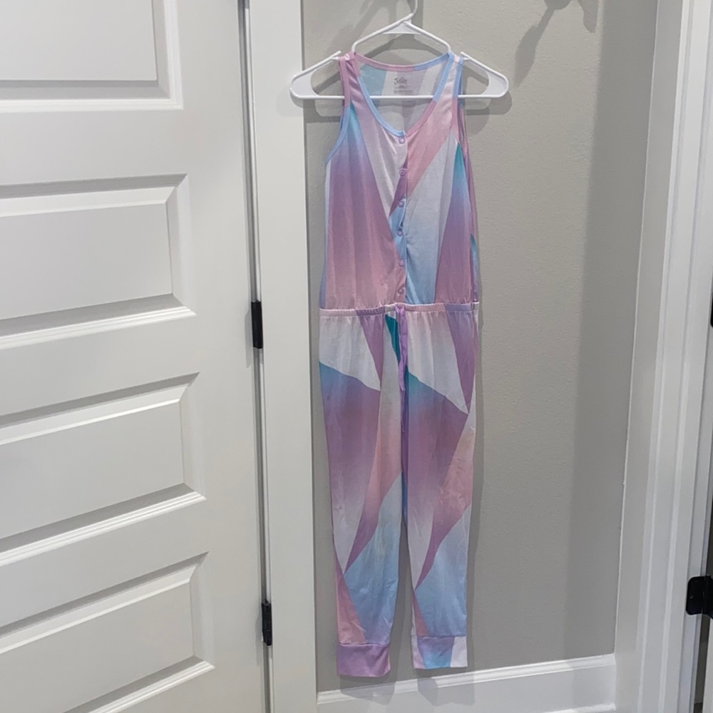 EUC Girls Justice Brand Size 12 Teen Tween One Piece Sleep Jumper One Piece